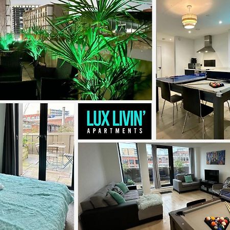 Lux Livin' Apartments - Luxury 2 Bed Apartment With Sky Garden Manchester Buitenkant foto