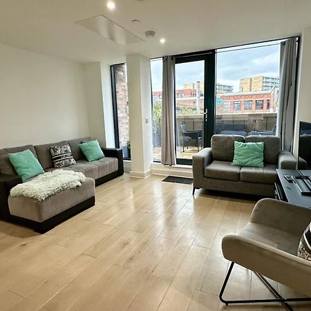 Lux Livin' Apartments - Luxury 2 Bed Apartment With Sky Garden Manchester Buitenkant foto