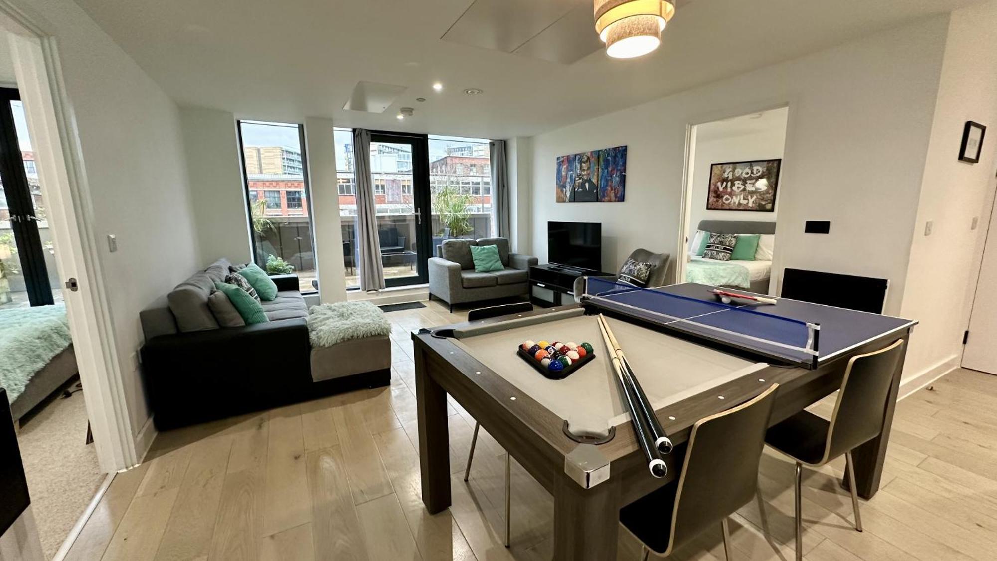 Lux Livin' Apartments - Luxury 2 Bed Apartment With Sky Garden Manchester Buitenkant foto