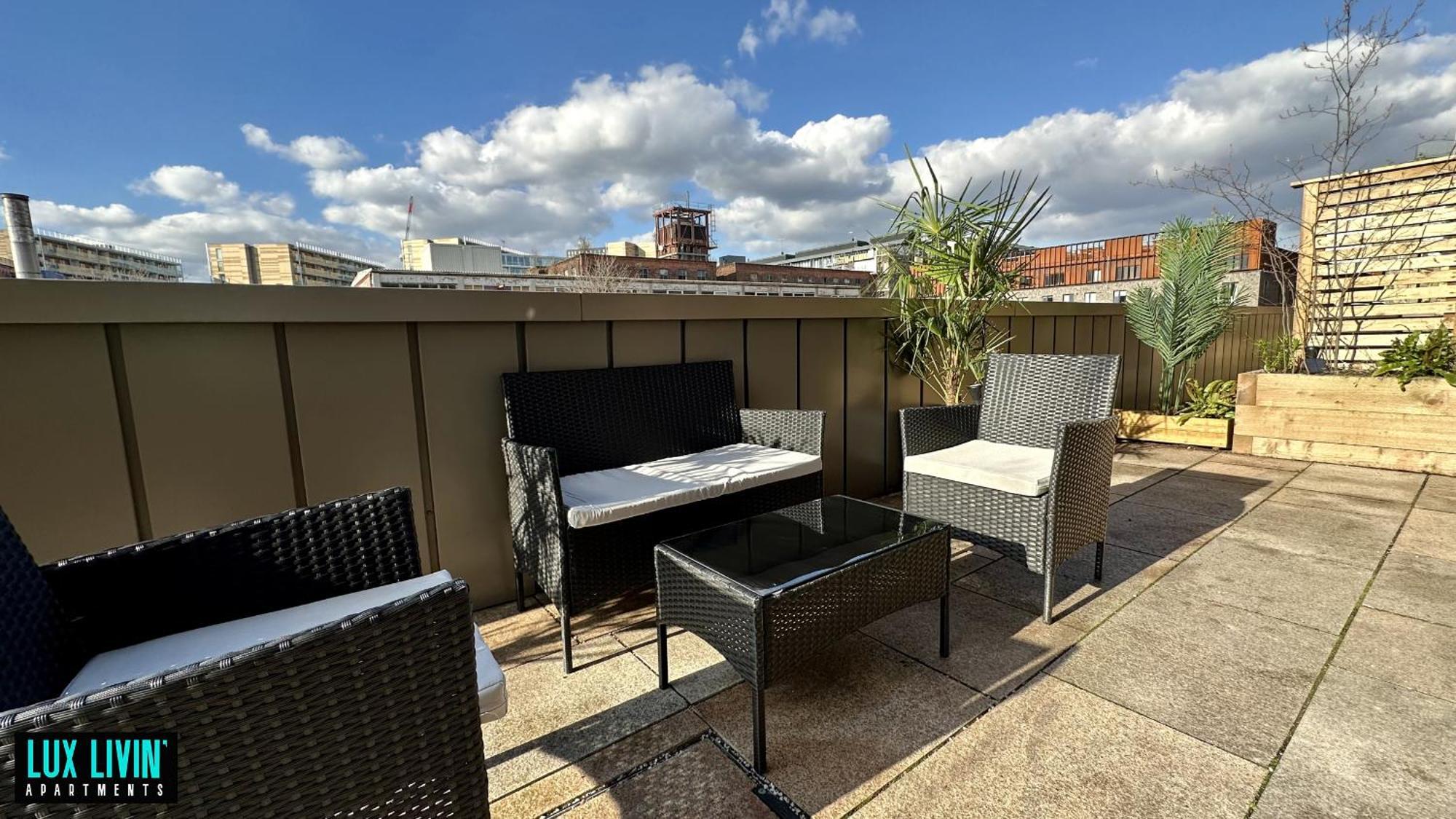 Lux Livin' Apartments - Luxury 2 Bed Apartment With Sky Garden Manchester Kamer foto